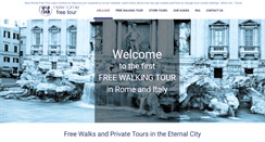Desktop Screenshot of newromefreetour.com
