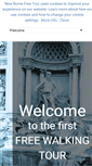 Mobile Screenshot of newromefreetour.com