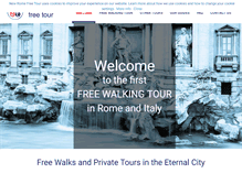 Tablet Screenshot of newromefreetour.com